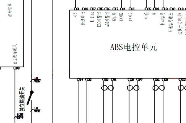 2021年依维柯欧胜ABS电路图资料