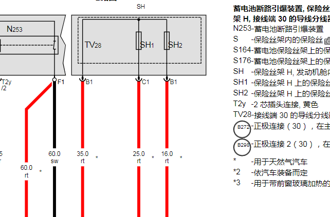2017年奥迪A4端子30电路图资料