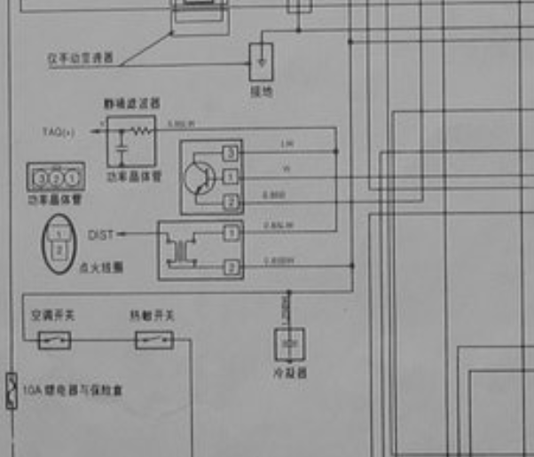 05年华泰吉田点火线圈电路图