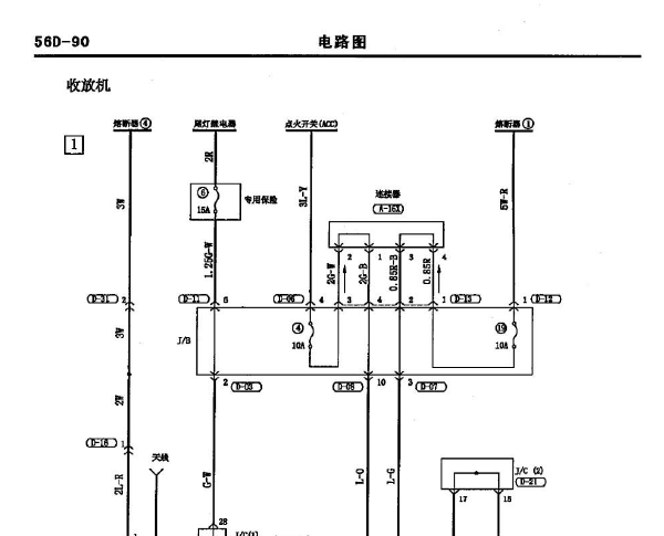 2007年长丰猎豹奇兵娱乐音响电路图资料