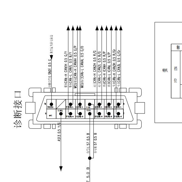 东风御风EM26网络通讯电路图