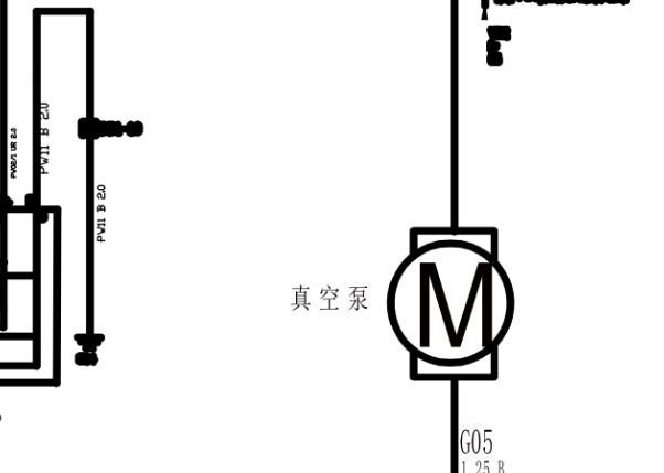 2020年长安跨越王X1 EV真空泵电路图资料