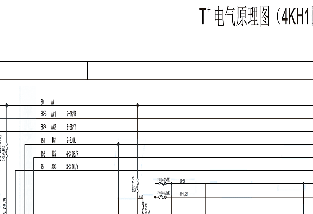 2018-2019年庆铃4KH1发动机电路图资料