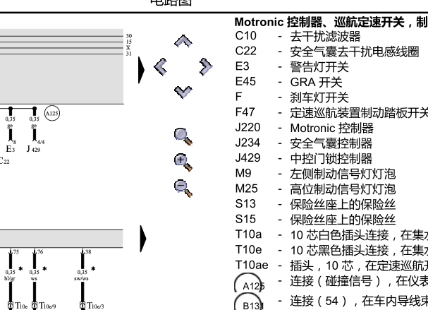 2004年奥迪TT发动机电路图资料