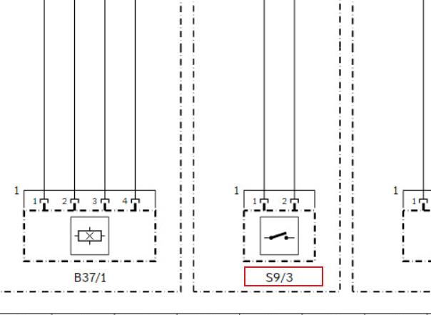 2024年奔驰V300刹车灯开关(刹车踏板位置传感器)电路图资料