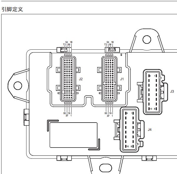 2015年长城哈弗H2 BCM针脚定义